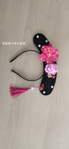 儿童宫廷风古装演出头箍发卡