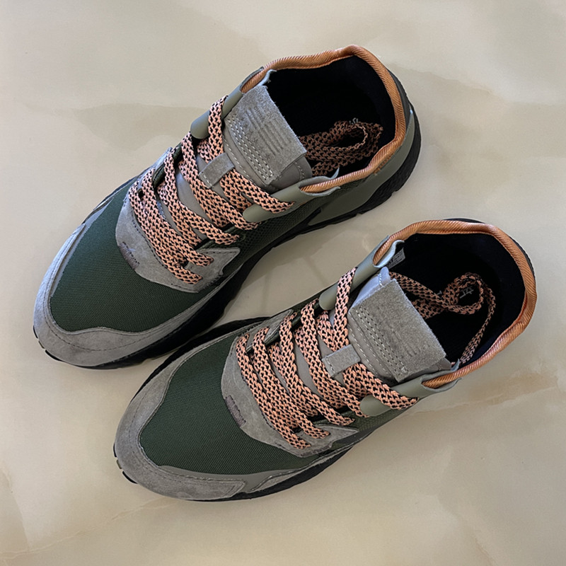 正品新款名百伦春季n字运动鞋男鞋女鞋跑步鞋夜行者爆米花软底鞋