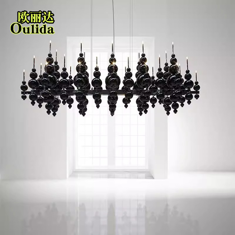 现代简约轻奢客厅餐厅吊灯卧室创意别墅MOONTEAR酒店高档智能灯具