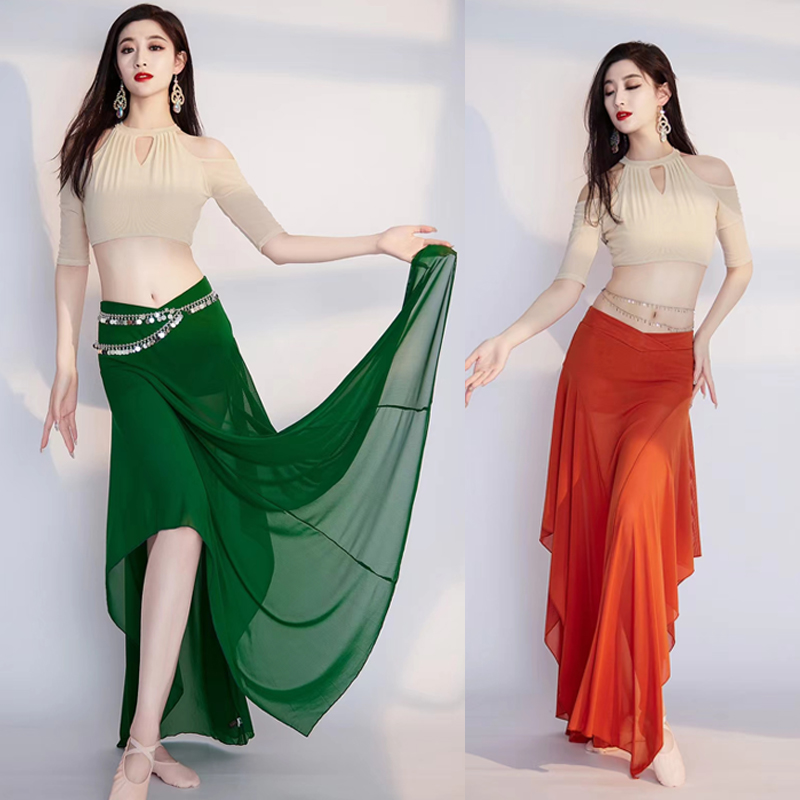 迷迭舞肚皮舞练功服上衣裙子
