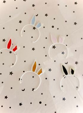 bjd小六尺寸 azone6分 ob22 ob24 Blythe 光魇 兔耳朵发箍 发夹