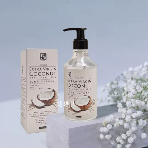 预 泰国akaliko coconut椰子油滋润面部可卸妆护发250ml
