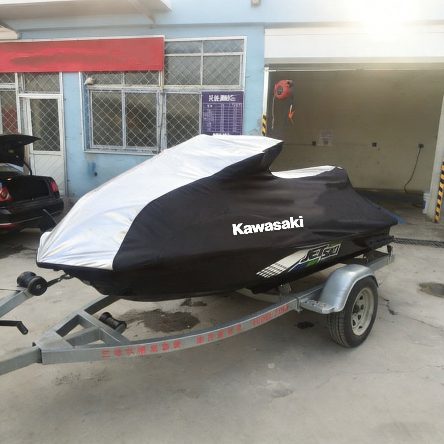 适用川崎310LX艇衣三座300X260两座SJ700立式1500/800单人车罩套