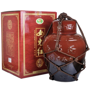 女儿红绍兴黄酒2017年手工冬酿原酒坛装礼盒花雕酒长期储存