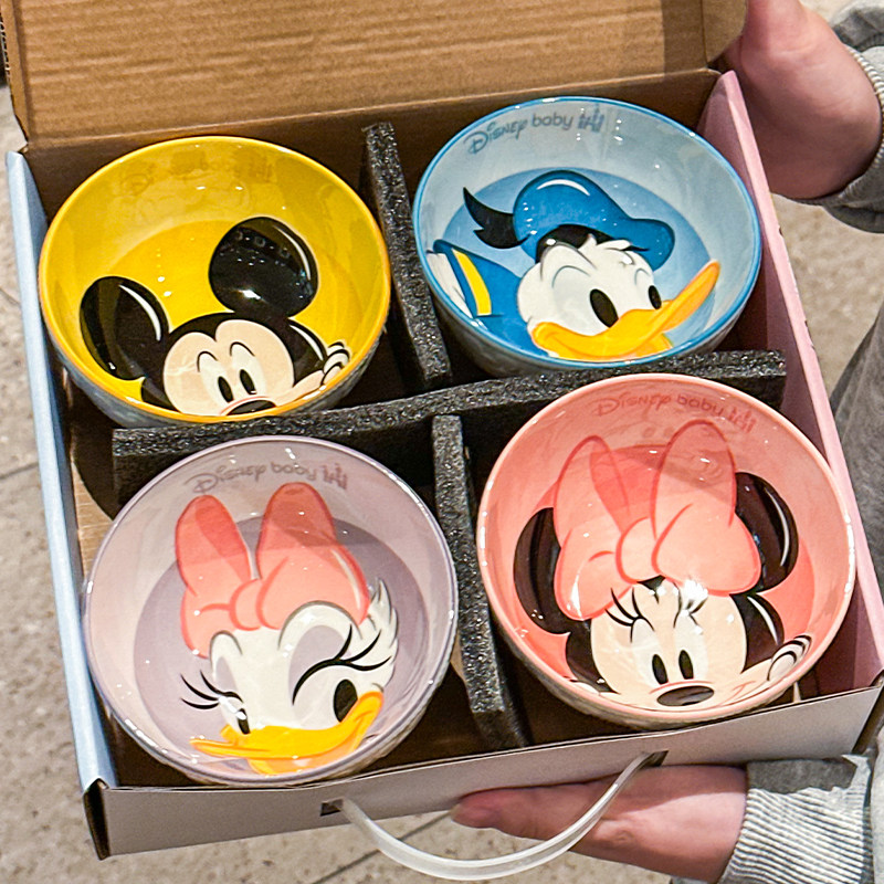迪士尼米奇米妮2025新款陶瓷饭碗