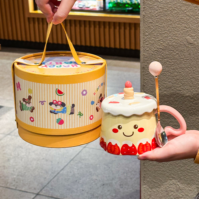 高颜值生日礼物女生小众实用马克杯情侣陶瓷杯高级感伴手礼礼盒装