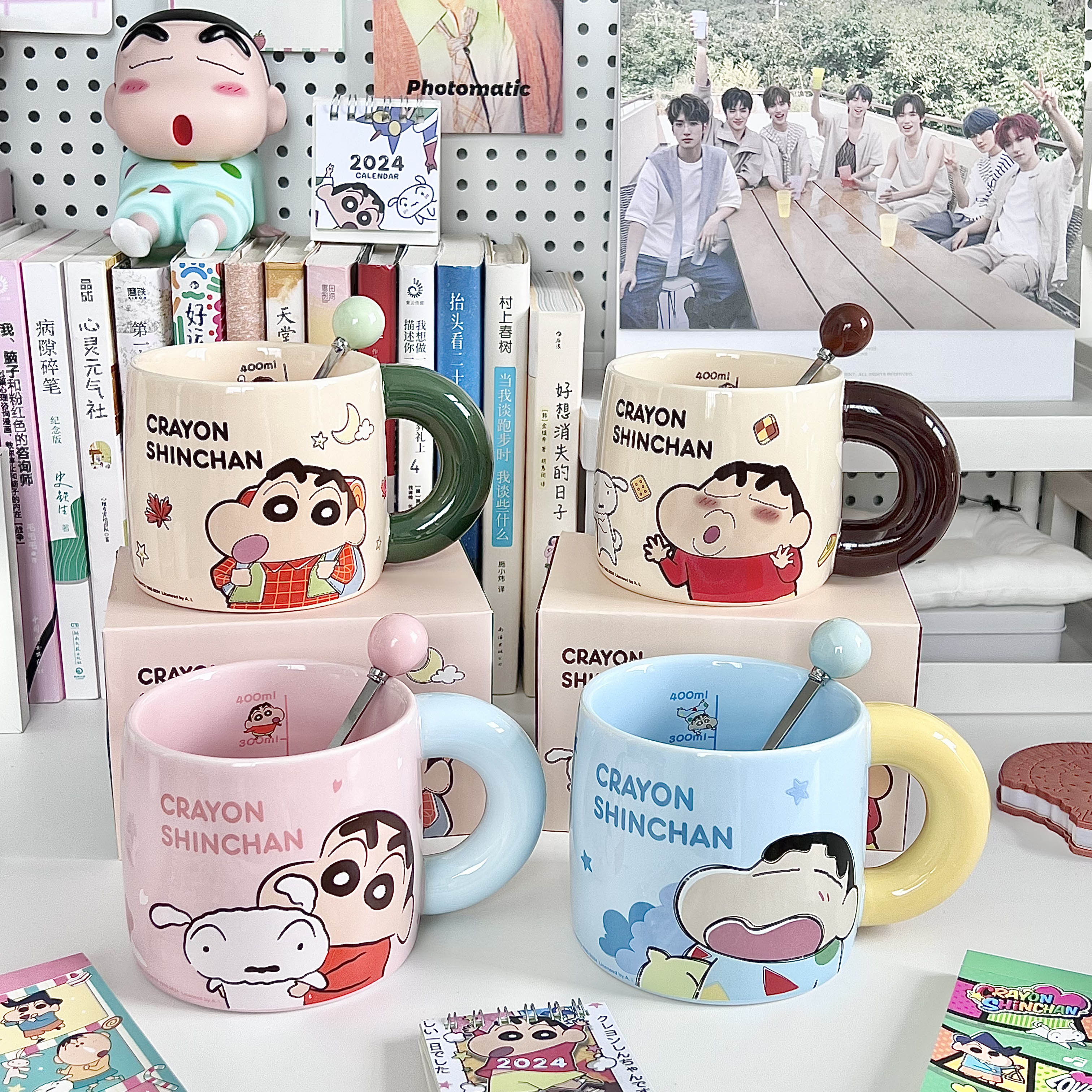 陶瓷可爱男女生礼盒装马克杯