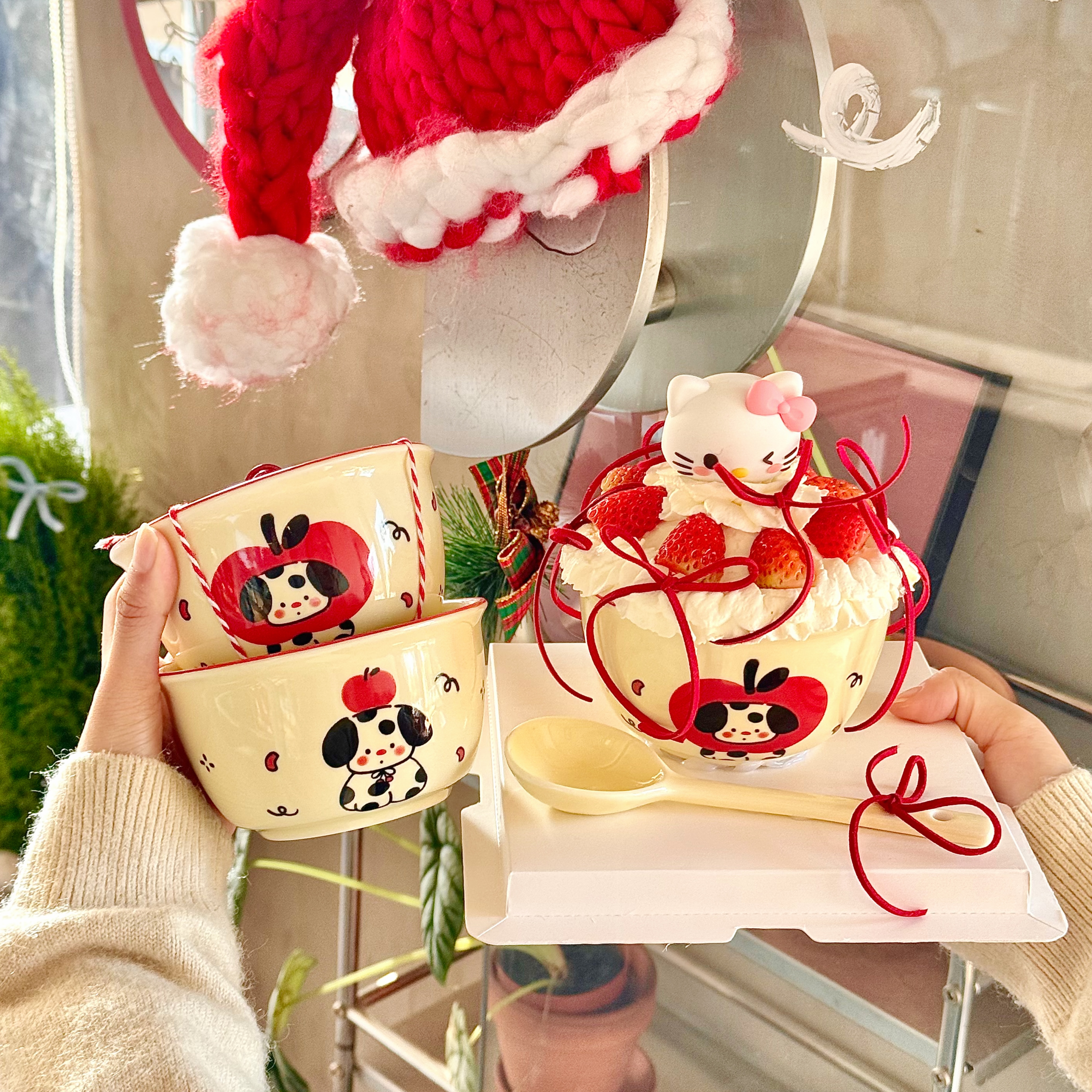 ins小红书同款可爱KT猫蛋糕装饰