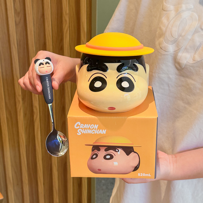 可爱陶瓷蜡笔小新大容量马克杯