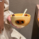 饭碗 ins可爱暹罗猫陶瓷饭碗个人专用碗具儿童可爱餐具特别好看