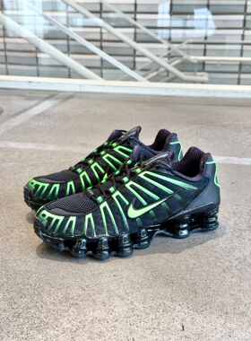 耐克男鞋Shox TL 黑色运动休闲鞋气柱缓震复古跑步鞋AV3595-012