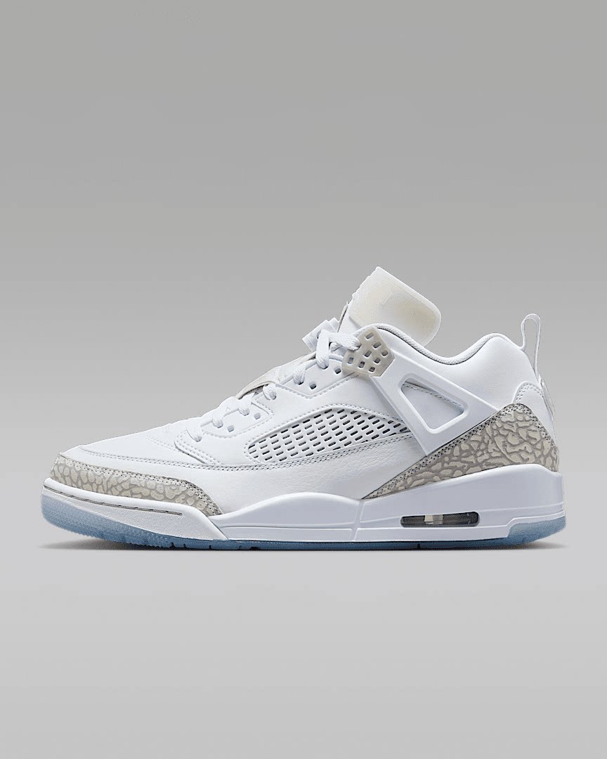 Nike耐克男鞋25夏新款Spizike爆裂纹简版AJ4复古篮球鞋FQ1759-103