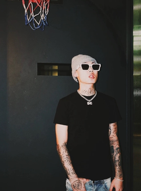 GeniusClub春夏基础黑人修身打底紧身纯色黑色短袖男面料全新升级