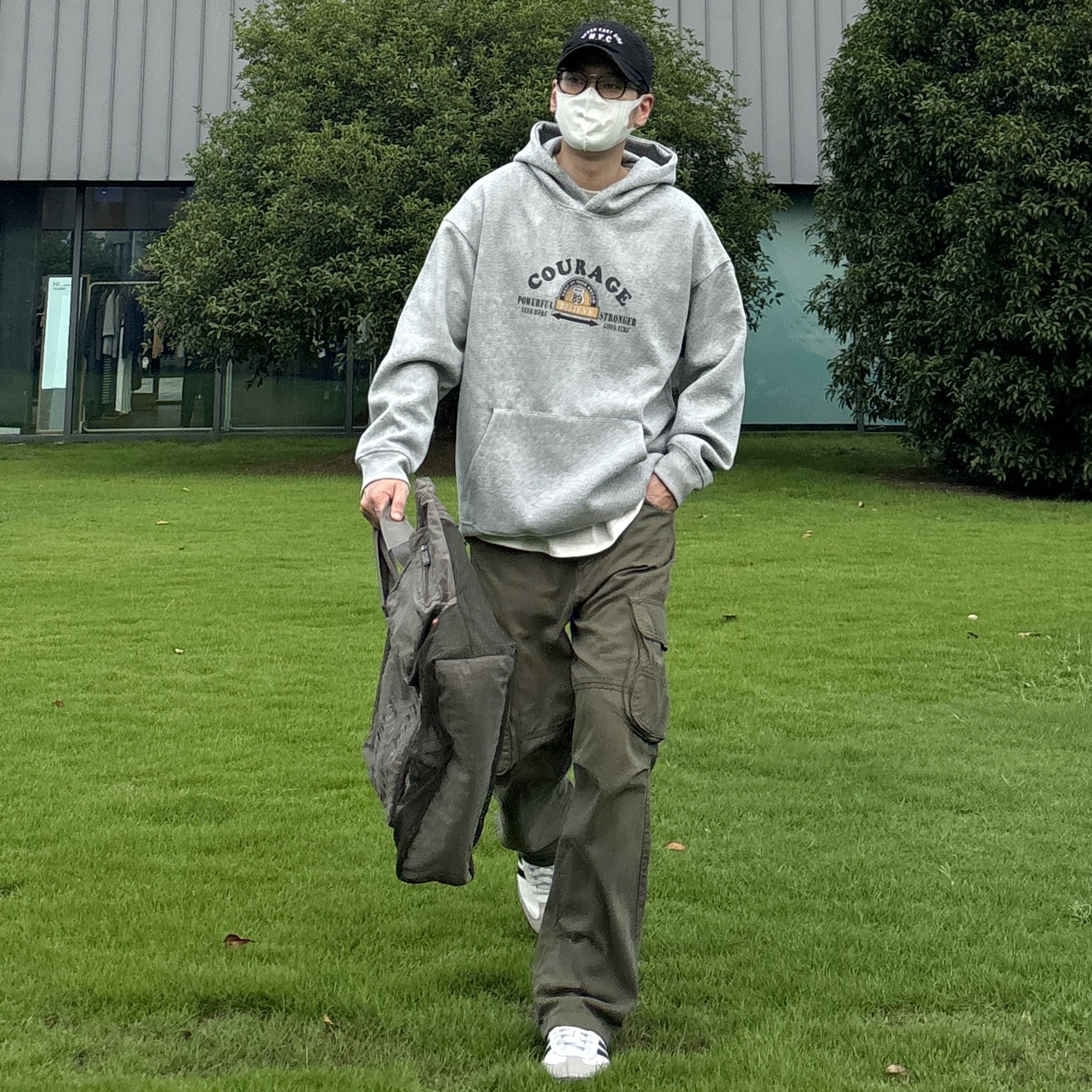 NICELILI日系重磅印花连帽卫衣