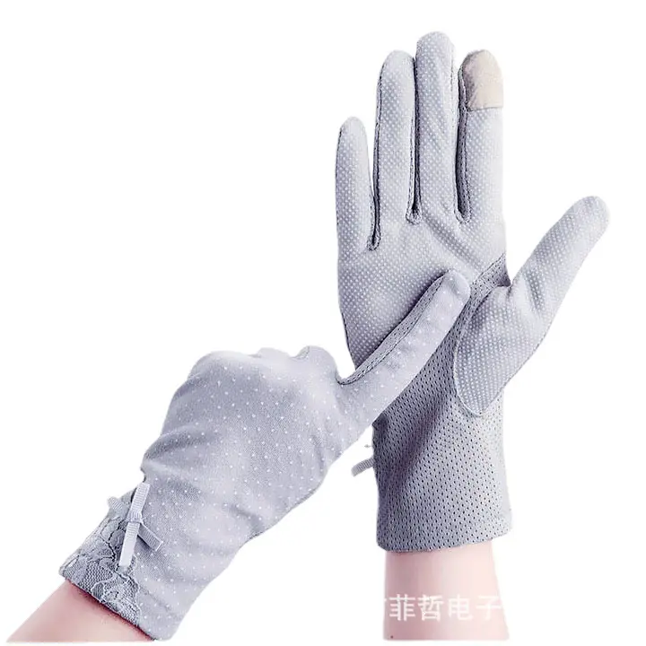 开车防晒手套女士薄款春秋季弹力