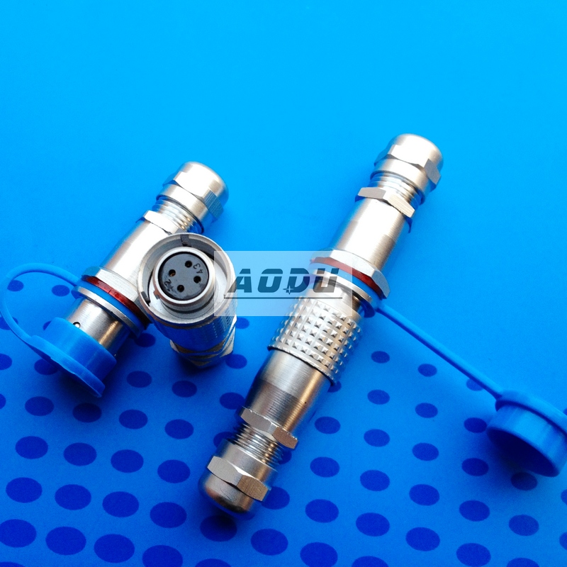 XSP10对接金属防水 IP68 雷莫/欧度连接器 华伦航空插头2 3 4 5芯
