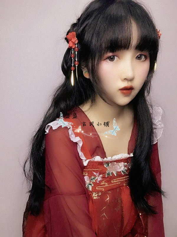 原创汉元素古风古装饰品头饰lolita裙子配饰小发梳装饰仙女