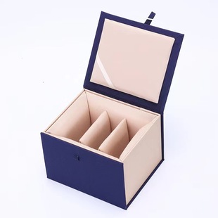 紫砂壶三才盖碗套装锦盒茶杯茶具包装盒建盏瓷器礼品盒子收纳空盒