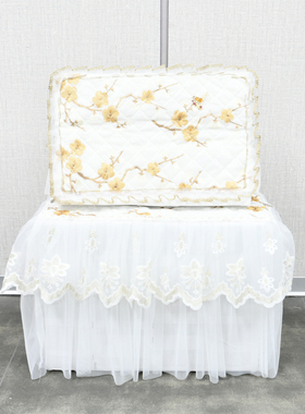 定制罩丝布罩艺遮盖盖布点歌机简约灰色现代音响防尘罩卡拉OK防尘