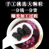 无沙桑葚干黑桑椹免即特泡水茶酒级洗食桑椹干果大颗粒