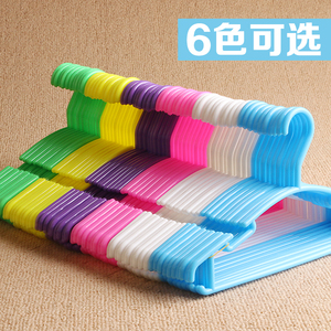 儿童家用塑料衣架批 宝宝塑料衣服架 防滑晾衣挂小孩衣撑包邮
