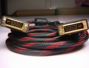 I数据线 电视高清线 高清DVI24 5线公对公 高清视频线 5对24 DVI