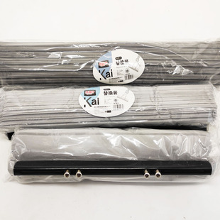 开普特保湿拖把棉头胶棉对折拖把头海绵拖把头免手洗拖把替换装头