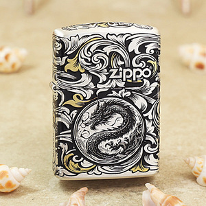 zippo打火机162双色繁花唐草生肖