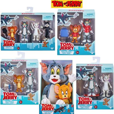 TOMANDJERRY猫和老鼠动画大电影周边毛绒公仔娃娃摆件礼物玩具