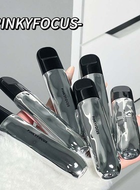 PinkyFocus黑曜跃光镜面唇釉韩系纯欲显嫩滋润水光玻璃嘟嘟唇口红