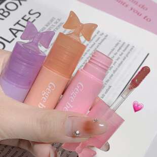 Gege bear戈戈小熊小仙女水光唇釉滋润保湿嘟嘟唇伪素颜显白口红