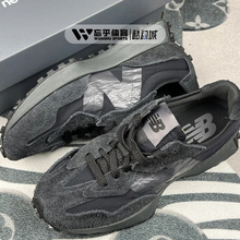 New Balance/NB 327男女情侣黑武士纯黑老爹复古跑鞋U327WCD