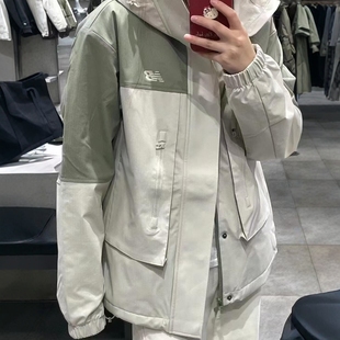 New Balance NB正品25新款男款休闲运动夹克连帽加绒外套AMJ51322