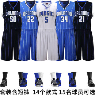 班切罗魔术队球衣弗朗茨瓦格纳篮球服套装卡特城市版班凯罗莫里茨