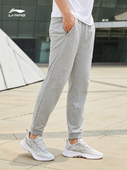 训练系列男子休闲百搭舒适束脚运动卫裤 Lining 李宁正品 AKLQA37