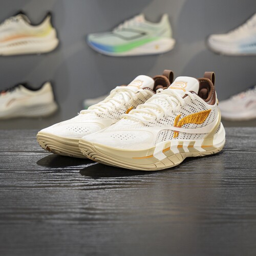 李宁正品男子轻便透气篮球鞋