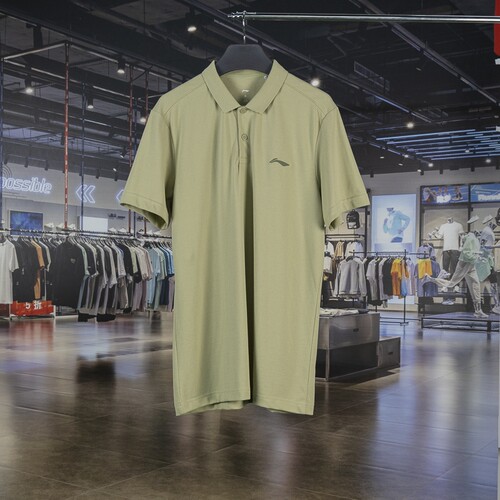 Lining/李宁正品男子短袖POLO衫