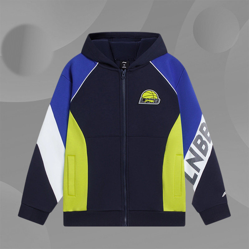 Lining/李宁正品新款男大童休闲运动篮球系列开衫连帽外套YWDS337,童装/婴儿装/亲子装,普通外套,淘宝优惠券,粉丝福利购,淘宝优惠卷