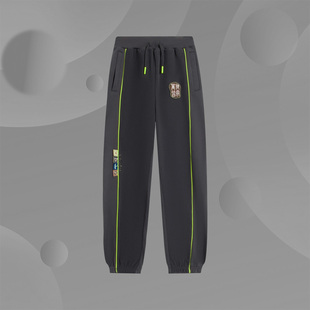 YKLS303 X国家图书馆联名系列男大童束脚宽松卫裤 Lining 李宁正品