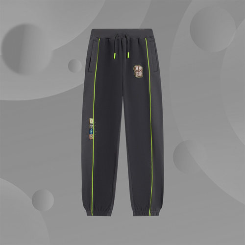 Lining/李宁正品X国家图书馆联名系列男大童束脚宽松卫裤YKLS303