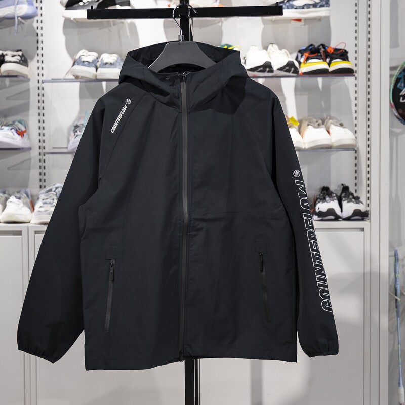 李宁正品运动男子纯色舒适简约经典保暖运动夹克外套AFDT821-1