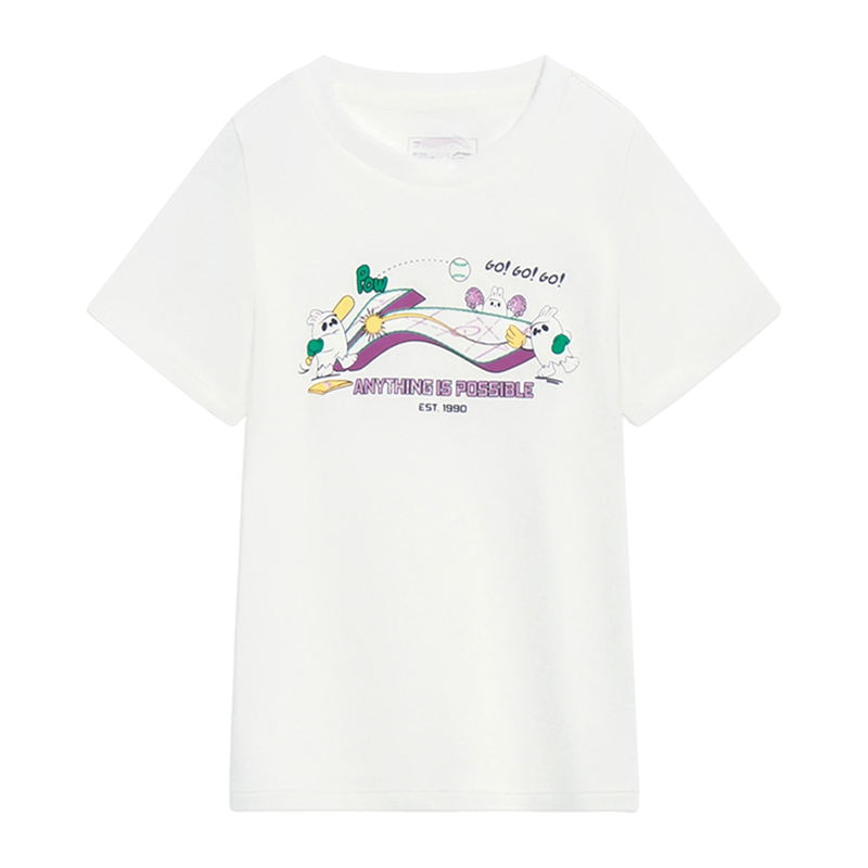 Lining/李宁正品女小童运动潮流系列舒适透气休闲短袖T恤YHST058,童装/婴儿装/亲子装,T恤,淘宝优惠券,粉丝福利购,淘宝优惠卷