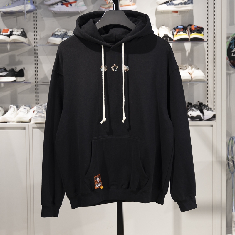 李宁正品反伍BADFIVE男子宽松舒适休闲连帽卫衣套头衫AWDSI45-2