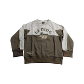 李宁正品 YWDU259 运动生活系列男大童经典 复古圆领卫衣套头衫