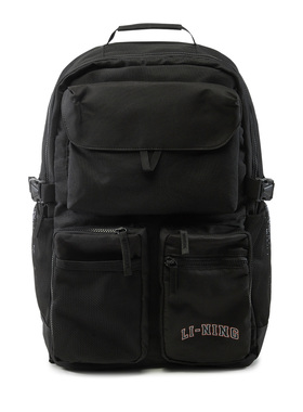 李宁正品运动生活系列2024新款男女同款防泼水休闲双肩包ABSU213