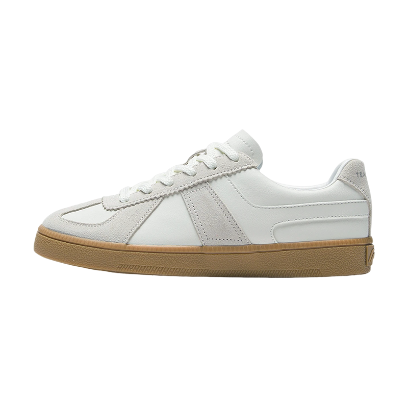 正品李宁男鞋夏新款德训 复古经典低帮透气休闲板鞋AGCS289