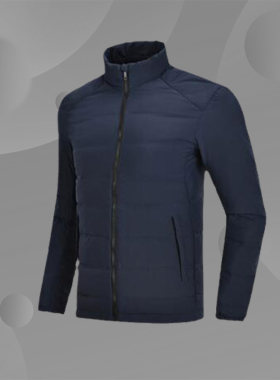 正品李宁短款羽绒服男篮球系列保暖灰鸭绒运动服AYMN027