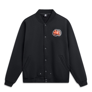 李宁正品 Lining 反伍BADFIVE男子加绒保暖宽松针织夹克AJDU007