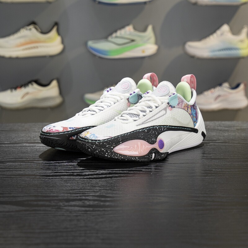 李宁正品韦德全城14男子防滑耐磨专业运动实战篮球鞋ABAW001-1