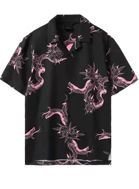 李宁×ERIK ELLINGTON灵腾滑板运动宽松休闲衬衫ASHR153